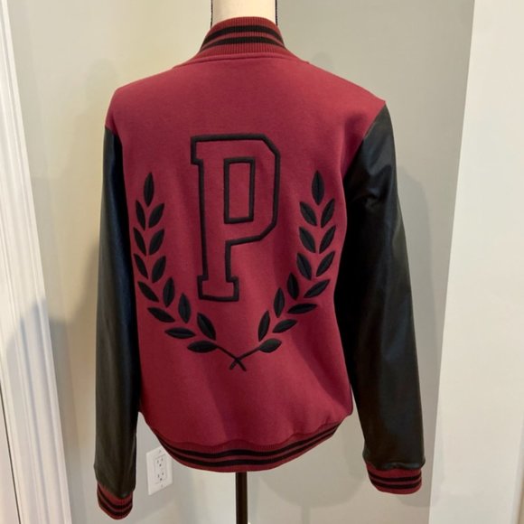 PINK VICTORIA'S SECRET VARSITY JACKET MEDIUM - Picture 2 of 5